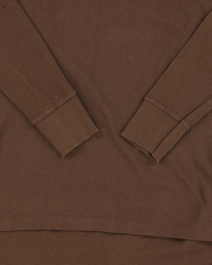 Vintage Lacoste Small Croc Long-sleeved Polo Shirt - S