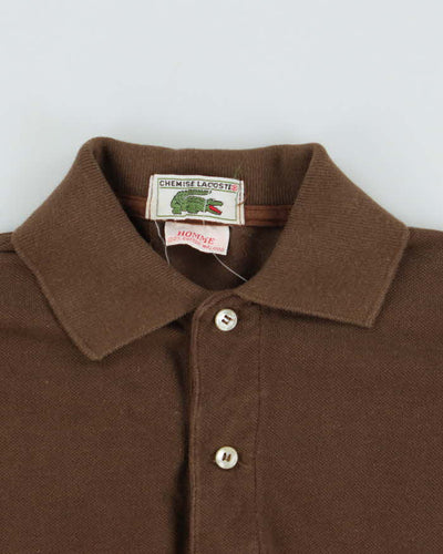 Vintage Lacoste Small Croc Long-sleeved Polo Shirt - S