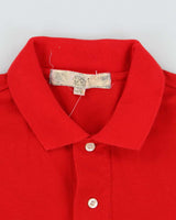 Vintage 90's Versace Small Logo Long-sleeved Polo Shirt - L