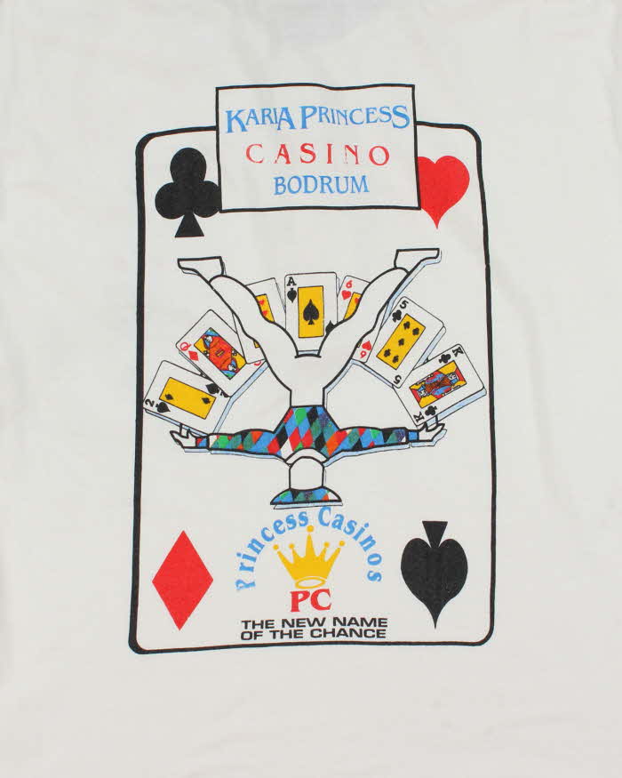 Vintage Princess Casino Polo Shirt - M