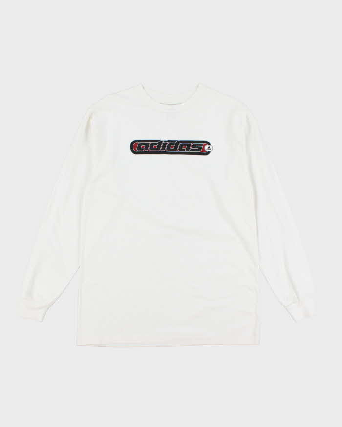 Vintage 00s Adidas Long Sleeve T-shirt - M