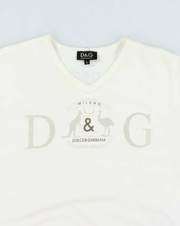 Vintage Y2k 00s Dolce &amp; Gabbana T-shirt - L