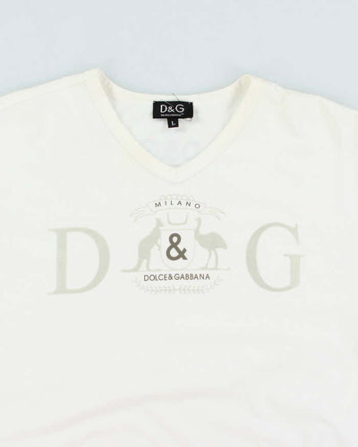 Vintage Y2k 00s Dolce & Gabbana T-shirt - L