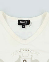 Vintage Y2k 00s Dolce &amp; Gabbana T-shirt - L