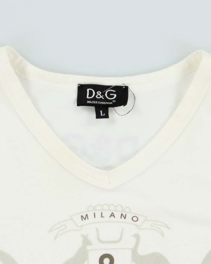 Vintage Y2k 00s Dolce &amp; Gabbana T-shirt - L