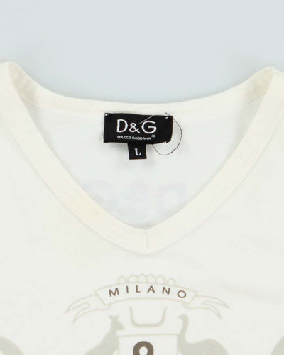 Vintage Y2k 00s Dolce & Gabbana T-shirt - L