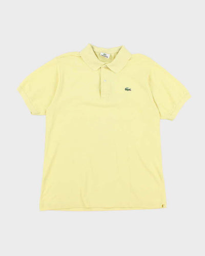 Vintage Lacoste Yellow Polo Shirt - M
