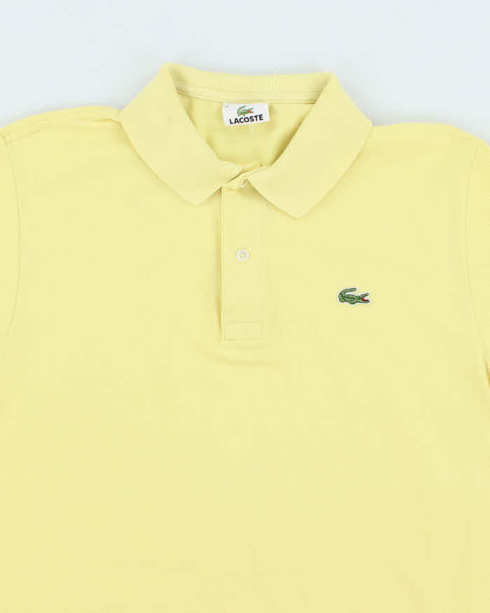 Vintage Lacoste Yellow Polo Shirt - M