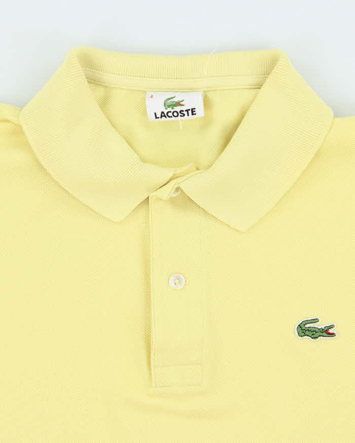 Vintage Lacoste Yellow Polo Shirt - M