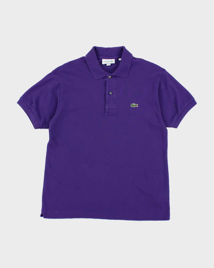 Vintage Lacoste Purple Polo Shirt - S
