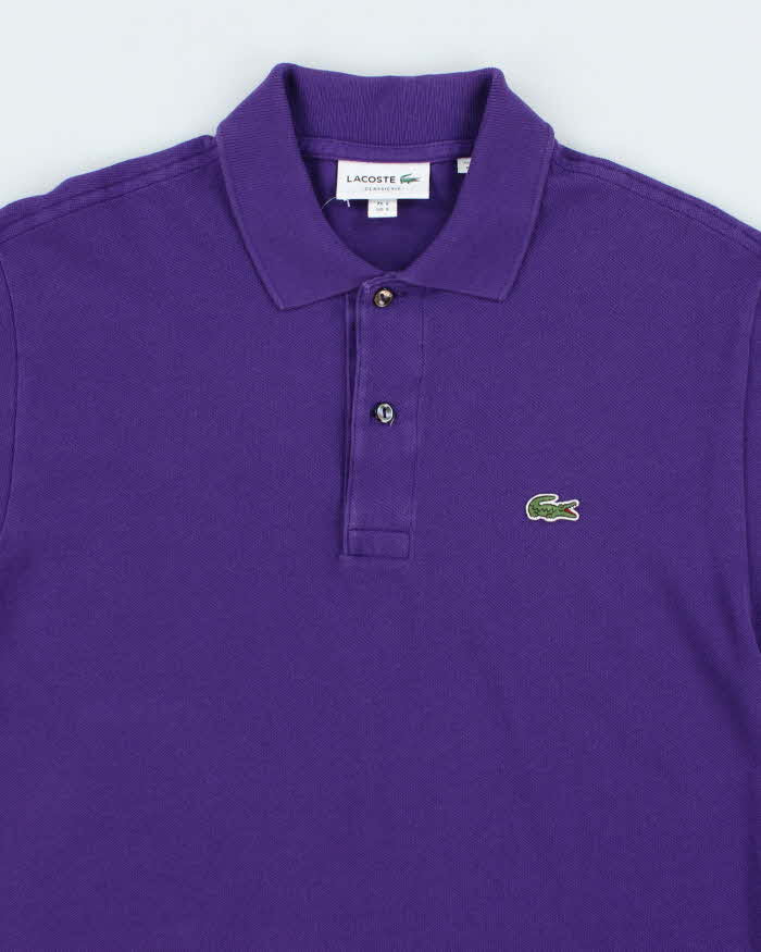 Vintage Lacoste Purple Polo Shirt - S