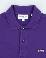 Vintage Lacoste Purple Polo Shirt - S