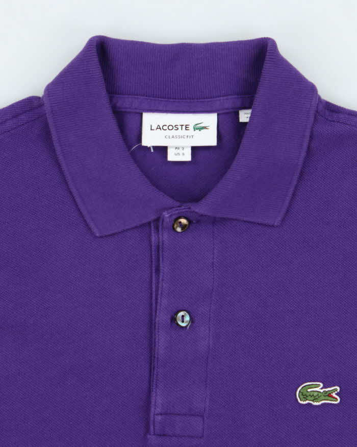 Polo Polo Vintage Lacoste Purple S