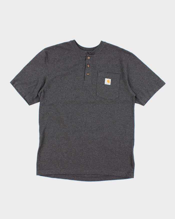Vintage Carhartt Grey Short Sleeve T-shirt - M