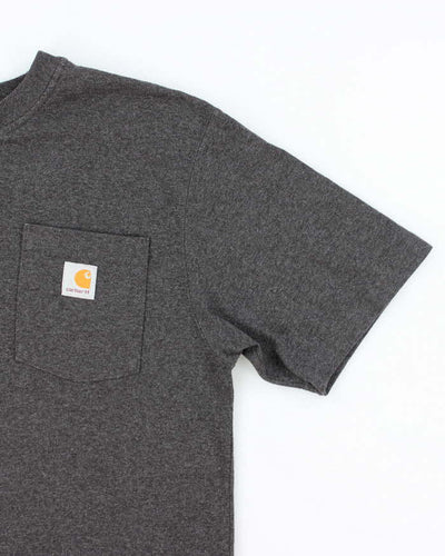 Vintage Carhartt Grey Short Sleeve T-shirt - M