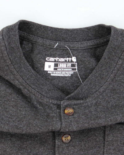 Vintage Carhartt Grey Short Sleeve T-shirt - M