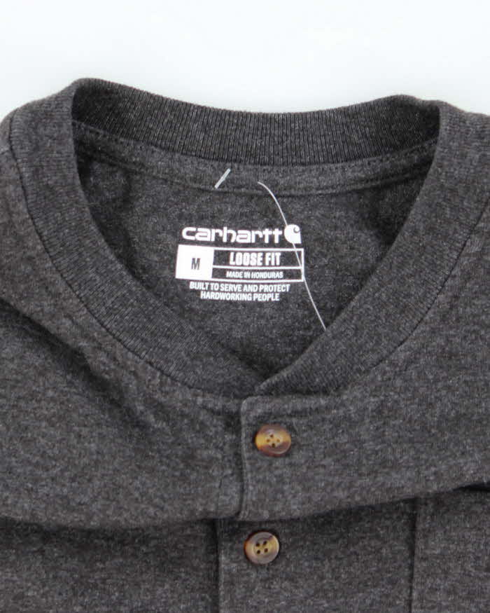Vintage Carhartt Grey Short Sleeve T-shirt - M
