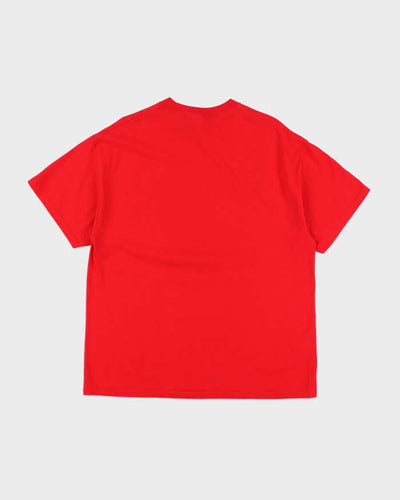 Men's 2004 Stanley Cup Red Cotton T-Shirt - XL