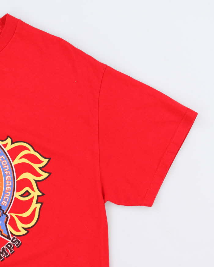 Men's 2004 Stanley Cup Red Cotton T-Shirt - XL