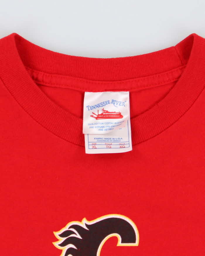 Men's 2004 Stanley Cup Red Cotton T-Shirt - XL