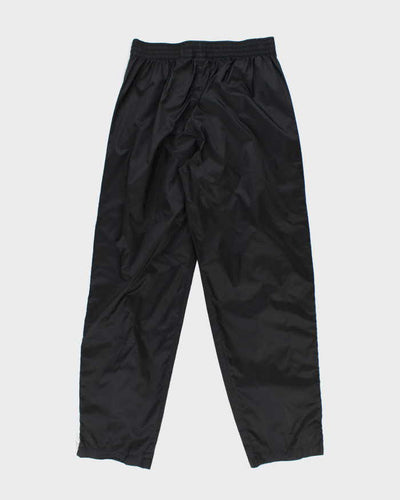 Men's Nike Side-Snap Black and White Tracksuit Bottoms - M