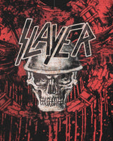 Vintage Y2K Slayer All Over Print Band T-Shirt - M