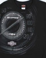 Vintage Harley Davidson Speed Dial Graphic T-Shirt - L