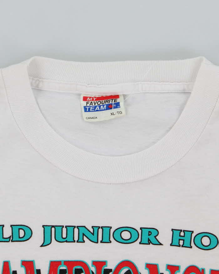 Vintage Hockey World Championship Graphic T-Shirt - XL