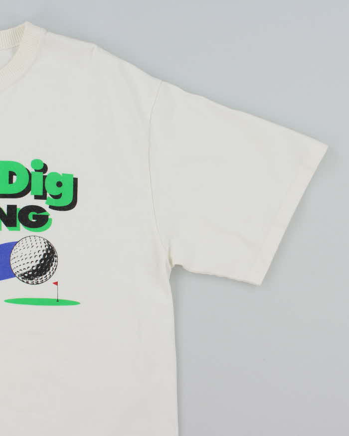 Vintage 2000's Chick Dig Long Ball Graphic T-Shirt - M