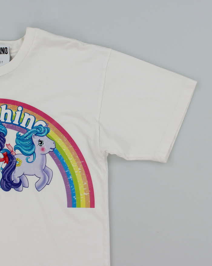 Vintage 2000's Moschino My Little Pony Graphic T-Shirt - M