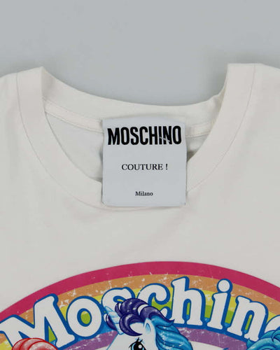 Vintage 2000's Moschino My Little Pony Graphic T-Shirt - M