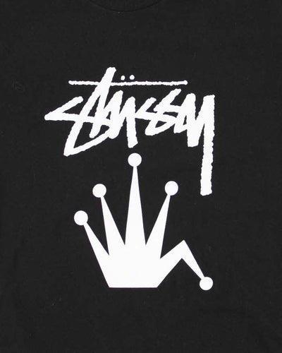 Vintage 2000's Stussy Crown Graphic T-Shirt - S