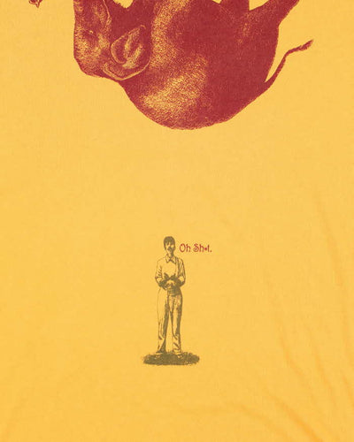 Vintage 2000's Juicy Couture Falling Elephant Graphic T-Shirt - M