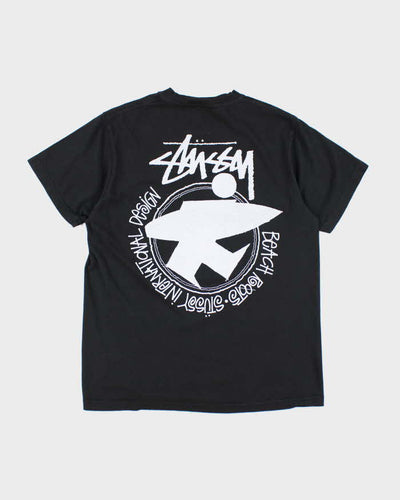 Vintage Y2K Stussy Surfer Graphic T-Shirt - M