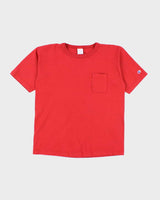 Vintage Y2K Champion Heavyweight Pocket T-Shirt - L