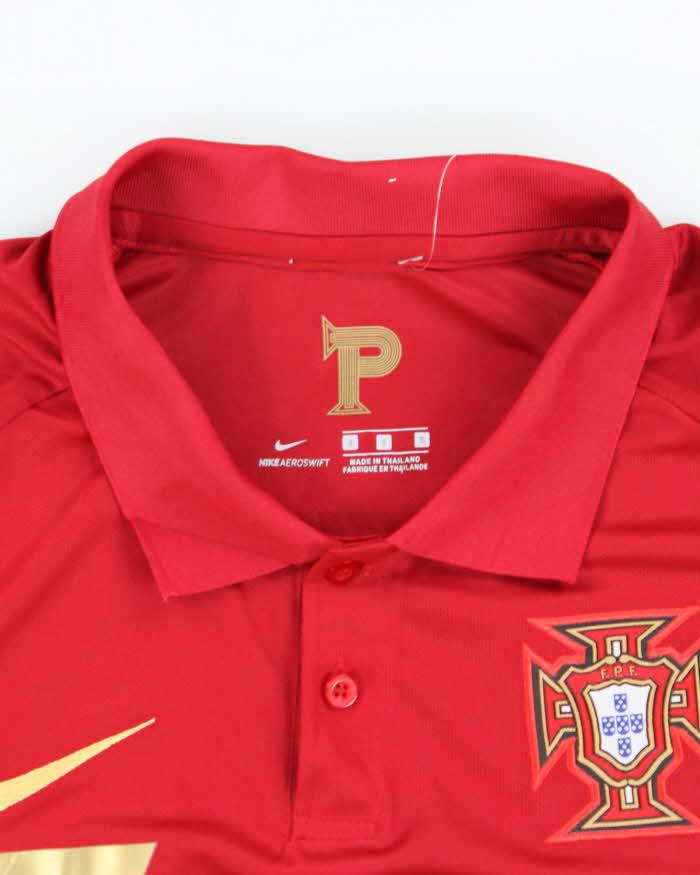 Vintage Nike Portugal Lightweight Polo Shirt - S