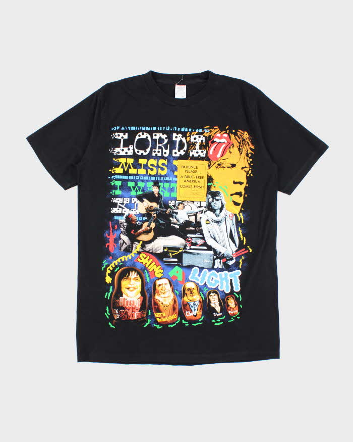 Vintage Rolling Stones Heavyweight Graphic Printed T-Shirt - XL