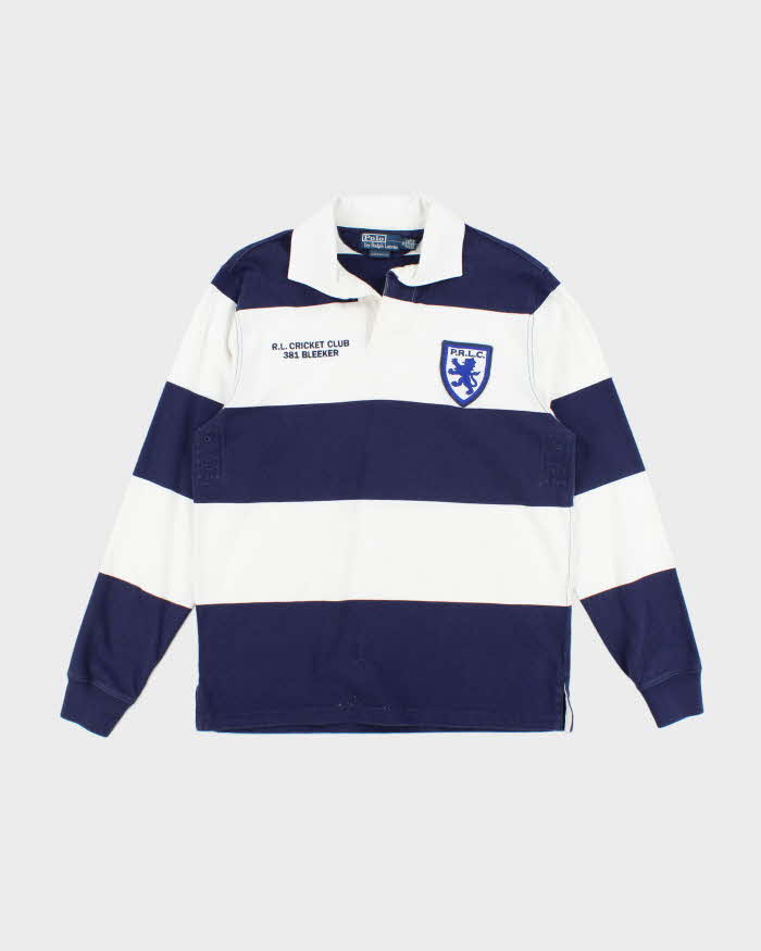Vintage 2000's Ralph Lauren Striped Rugby Shirt - M