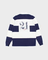 Vintage 2000's Ralph Lauren Striped Rugby Shirt - M