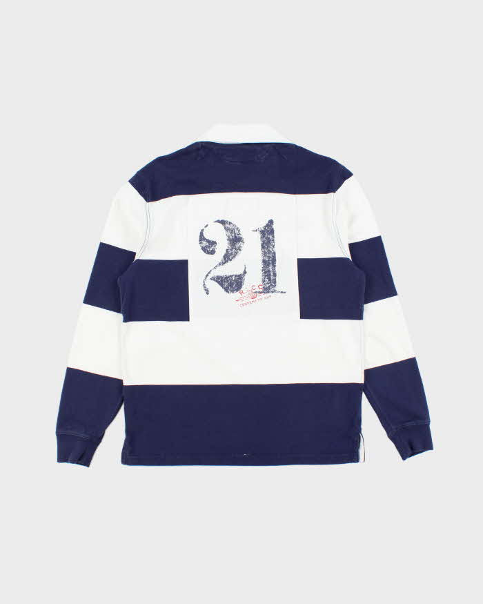 Vintage 2000's Ralph Lauren Striped Rugby Shirt - M