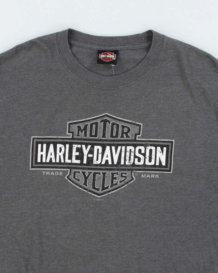 Vintage 2000's Harley Davidson Centre Logo T-Shirt - L