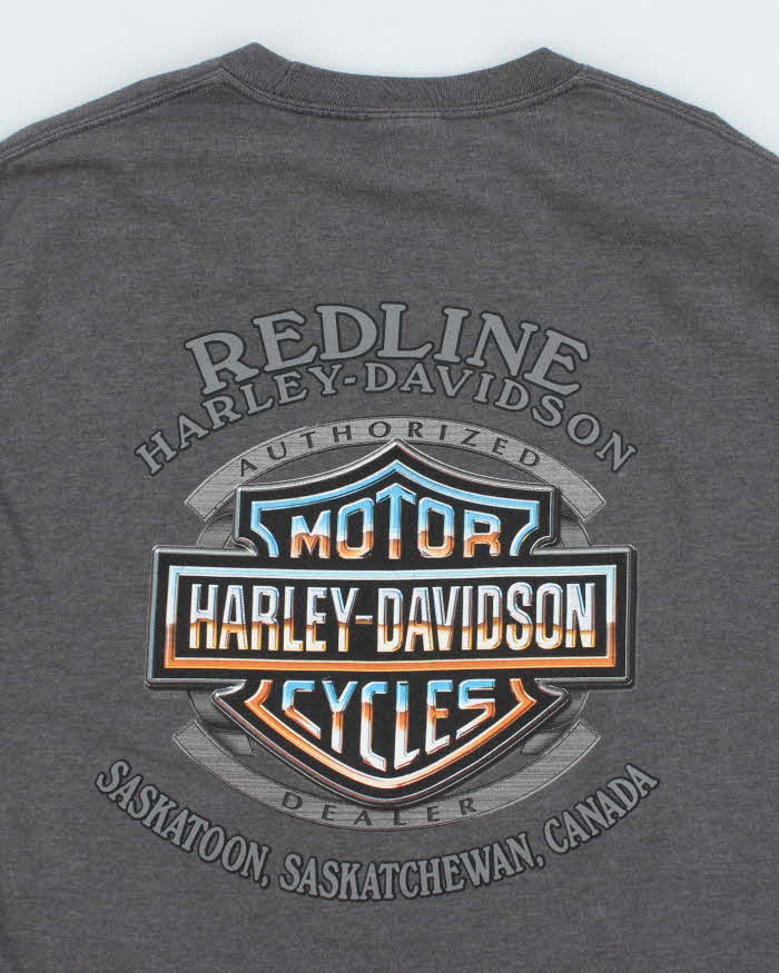 Vintage 2000's Harley Davidson Centre Logo T-Shirt - L
