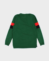Vintage 2000's DC Shoe Co Embroidered Rugby Shirt - M