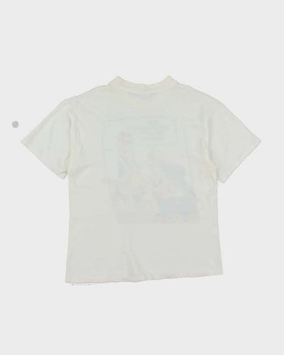 Vintage 90's Comedy Slogan Graphic T-Shirt - L