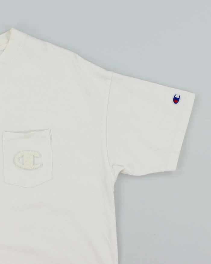 Vintage Champion Heavyweight Pocket T-Shirt - M