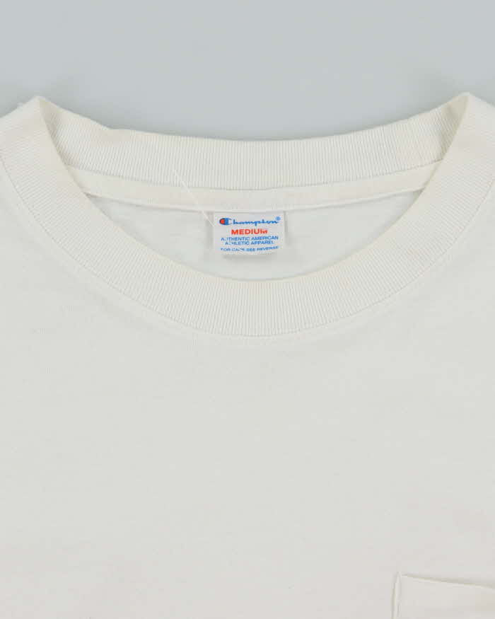 Vintage Champion Heavyweight Pocket T-Shirt - M