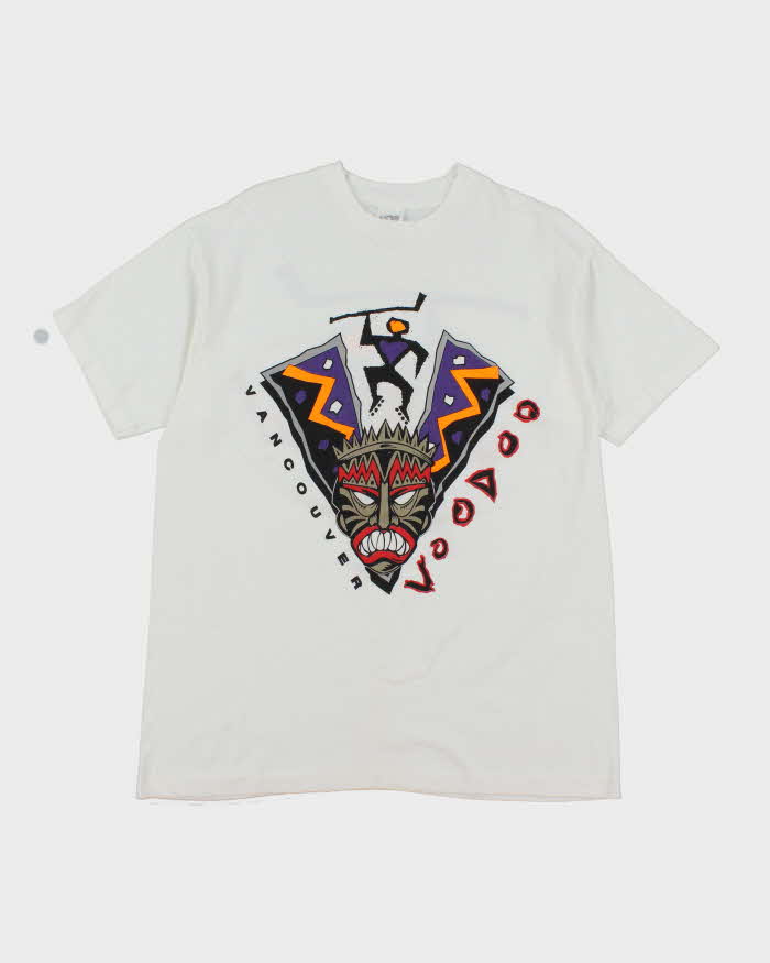 Vintage 90's Vancouver Voodoo Hockey Graphic T-Shirt - XL