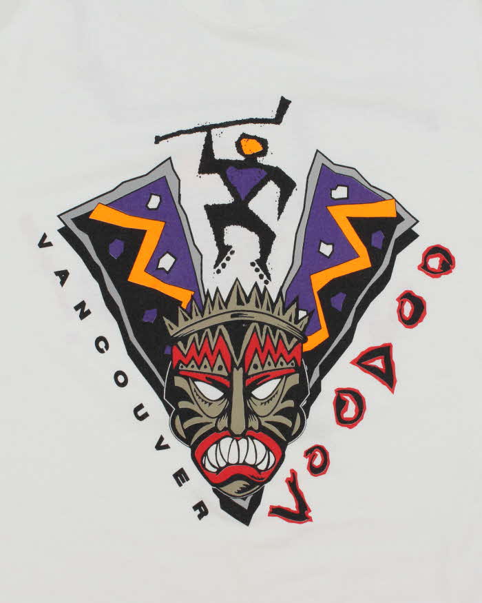 Vintage 90's Vancouver Voodoo Hockey Graphic T-Shirt - XL