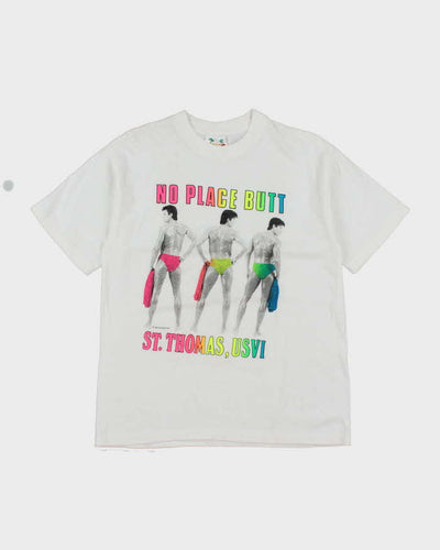 Vintage 90's No Place Butt St Thomas' Souvenir T-Shirt -  M