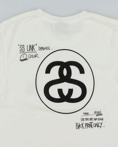 Vintage Stussy x IDEA Anniversary T-Shirt - M